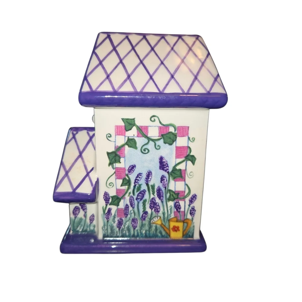 Royal Doulton Vintage 2001 Home Tweet Home‎ Sweet Lavender Ceramic Birdhouse